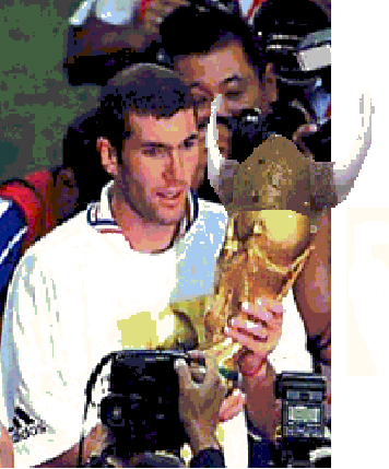 zidane awarded gold helmet